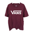 Unisex Vans - T-särk, suurus 140 - 146 - Veinipunane ()