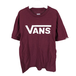 Unisex Vans - T-särk, suurus 140 - 146 - Veinipunane (1)