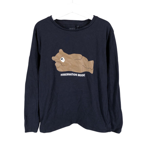 Unisex Basic by Stockmann - Trikotaažist pluus, suurus 134 - 140 - Sinine ()