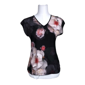 Unisex Ted Baker - Lühikeste käistega pluus, suurus 34 - Must (1)