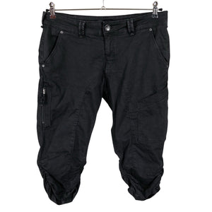 Unisex Zizzi - Teksast poolpikad püksid, suurus 42 - Must (1)