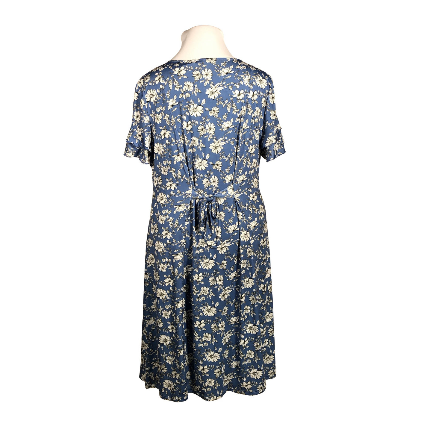 Unisex In Front - Trikotaažist kleit, suurus 44 - Helesinine (2)