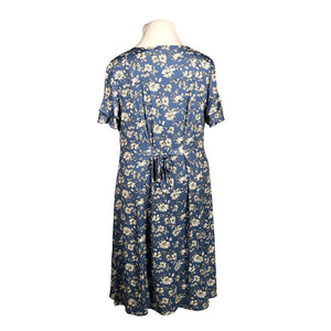 Unisex In Front - Trikotaažist kleit, suurus 44 - Helesinine (2)