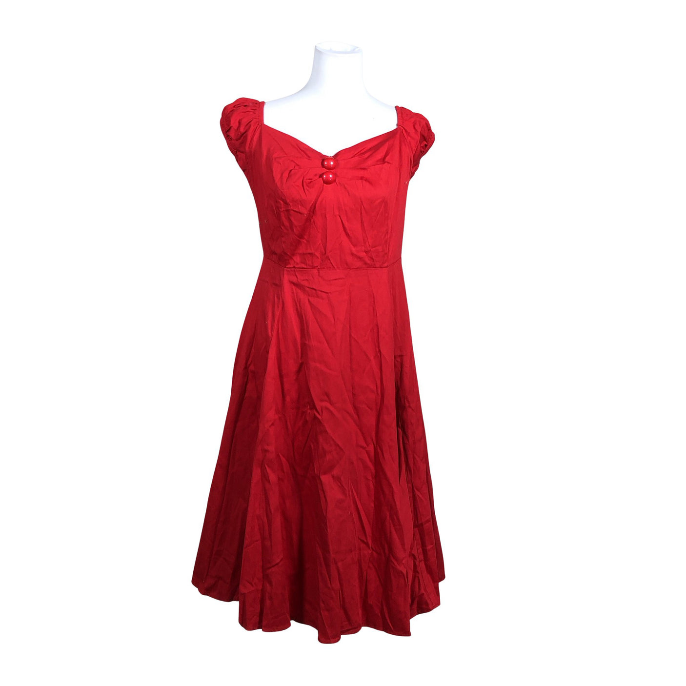 Unisex Collectif - Mitteveniv kleit, suurus 40 - Punane (1)