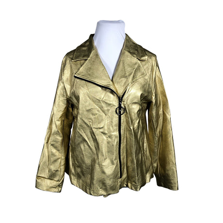 Unisex 2W Paris - Nahktagi, suurus 44 - Kuld ()