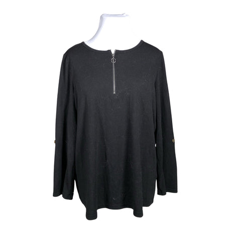 Unisex Zizzi - Kootud tuunika, suurus 46 - Must ()