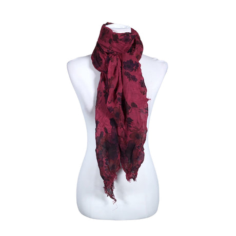 Unisex Anna Justper - Õhuke sall, suurus Maxi - Veinipunane ()