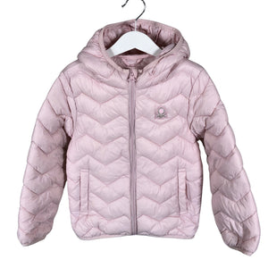 Unisex Benetton - Õhem talvejope, suurus 110 - 116 - Heleroosa (1)