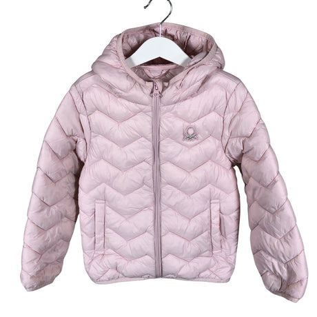 Unisex Benetton - Õhem talvejope, suurus 110 - 116 - Heleroosa ()