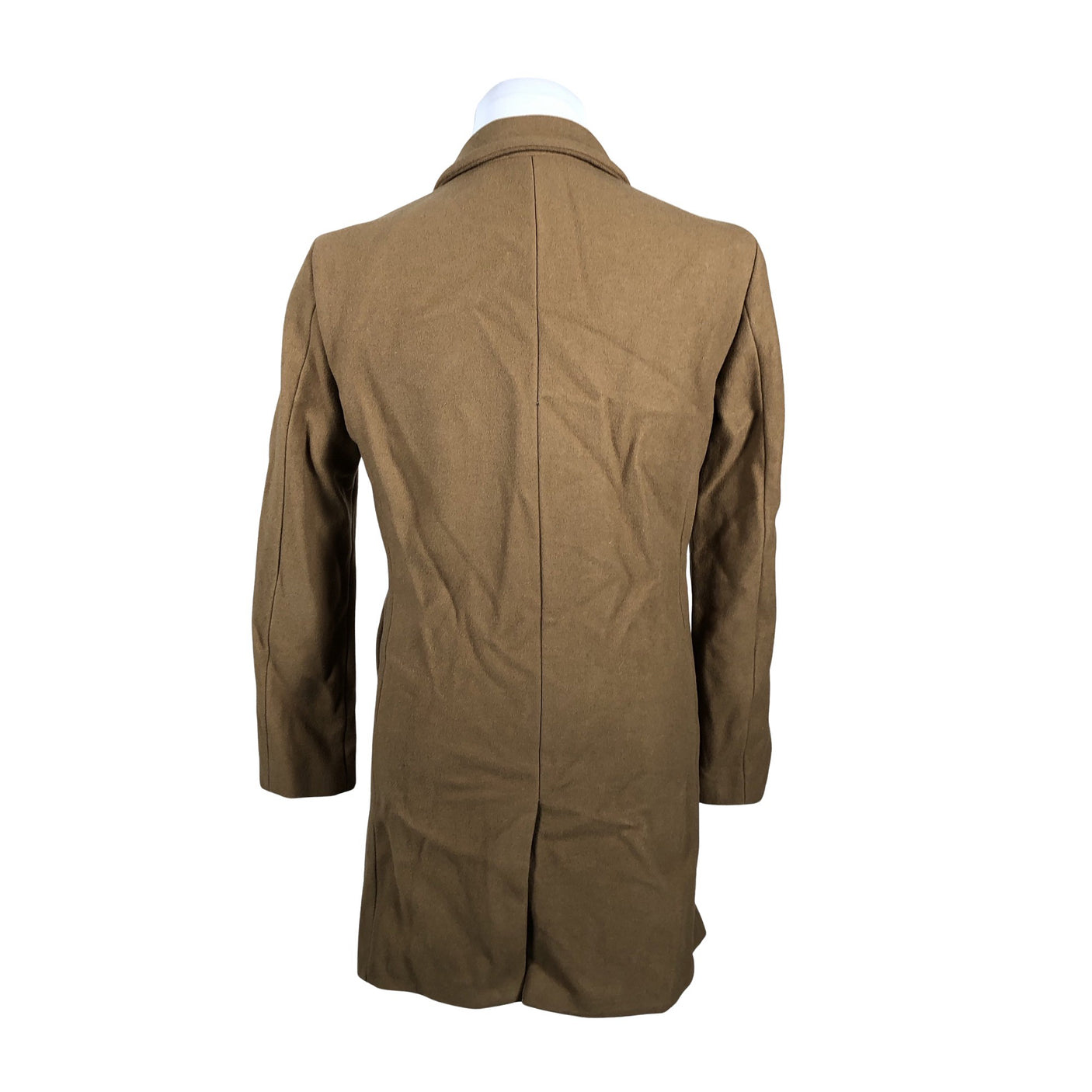 Unisex Selected - Villane mantel, suurus S - Pruun (3)