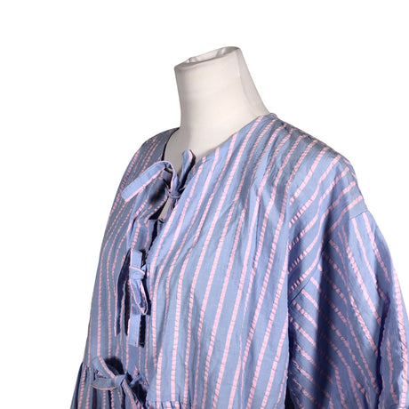 Unisex Gauhar - Lühikeste käistega pluus, suurus 40 - Helesinine (2)