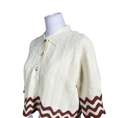 Unisex By Malina - Kampsun, suurus 38 - Looduslik valge (2)
