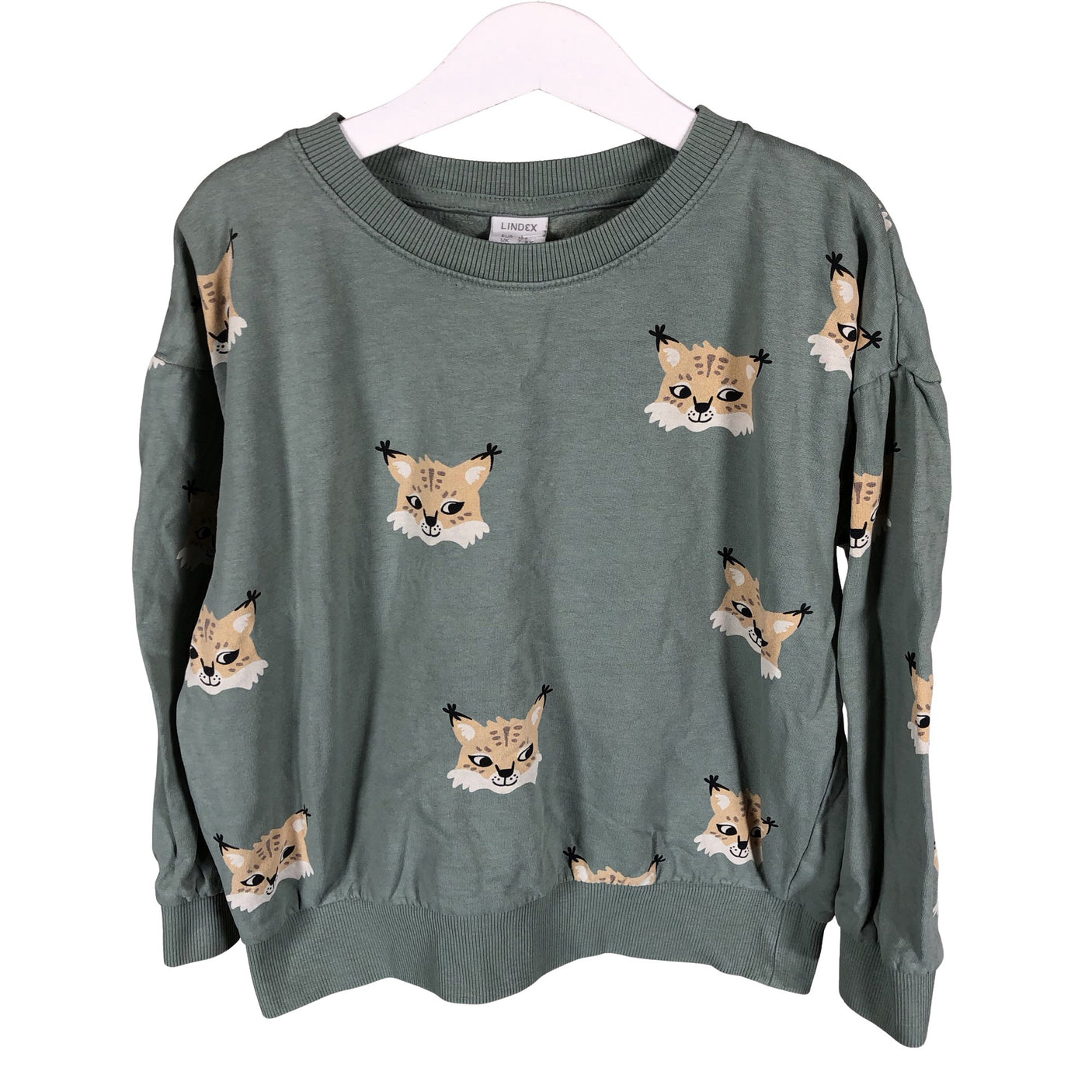 Unisex Lindex - Dressikangast pluus, suurus 122 - 128 - Roheline (1)