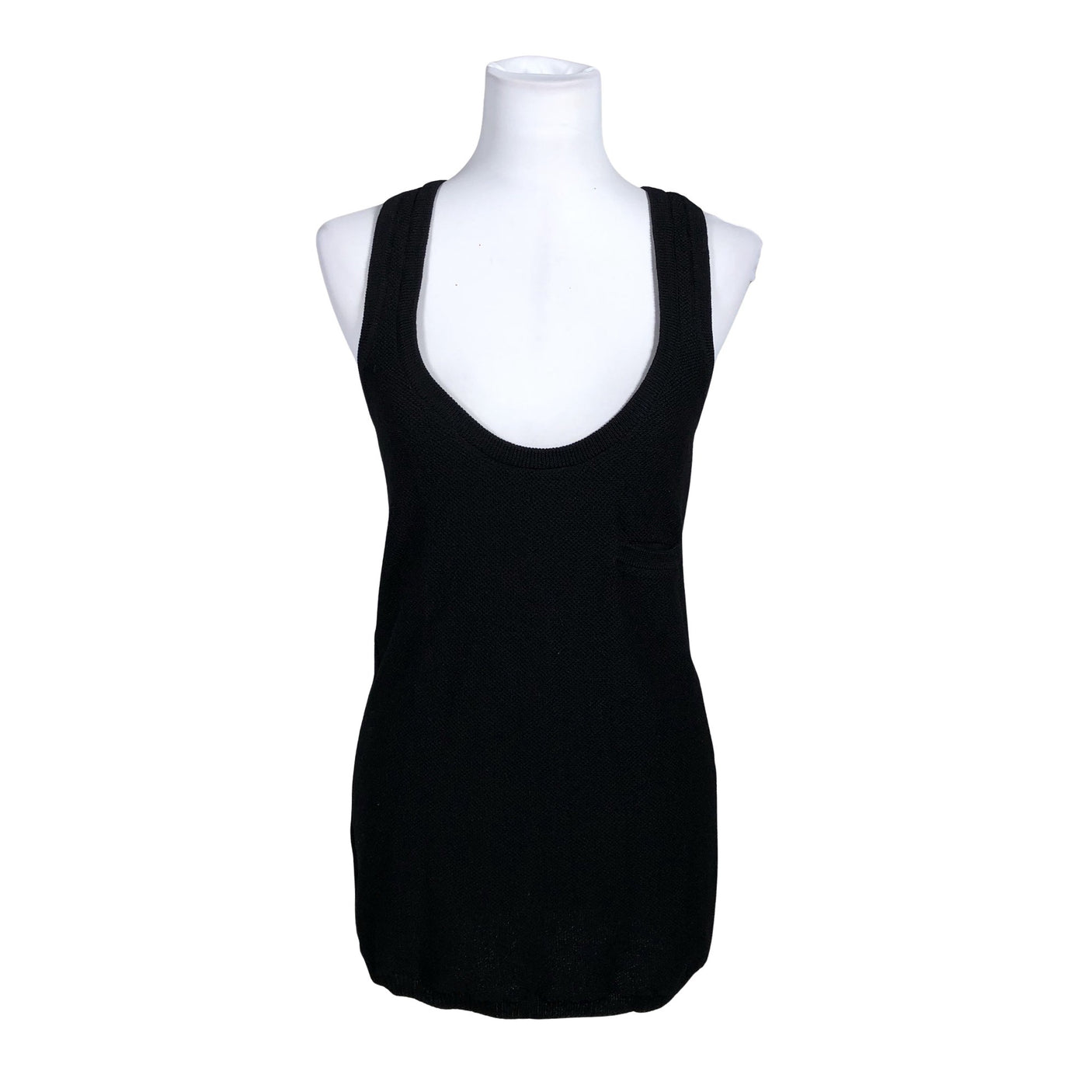 Unisex Filippa K. - Kootud vest, suurus 36 - Must (1)