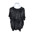Unisex Nanso - T-särk, suurus 44 - Must ()