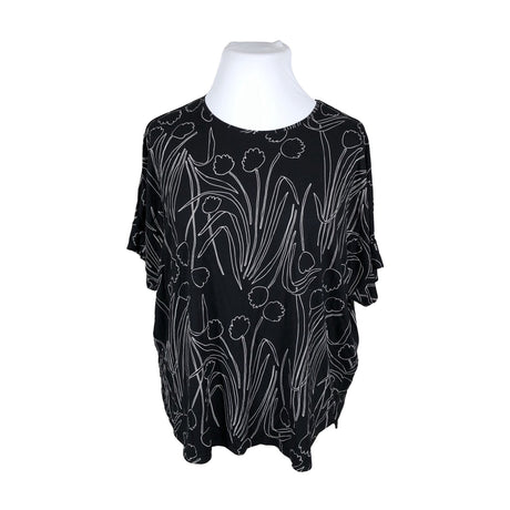 Unisex Nanso - T-särk, suurus 44 - Must ()