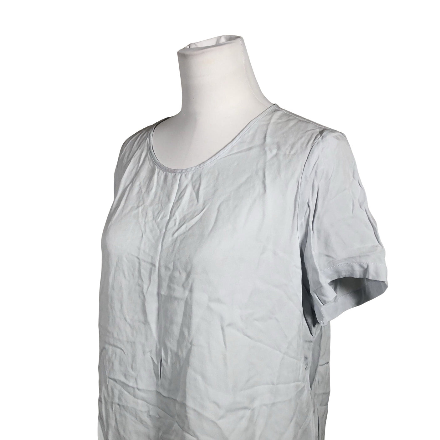 Unisex Andiata - Lühikeste käistega pluus, suurus 40 - Helesinine (2)
