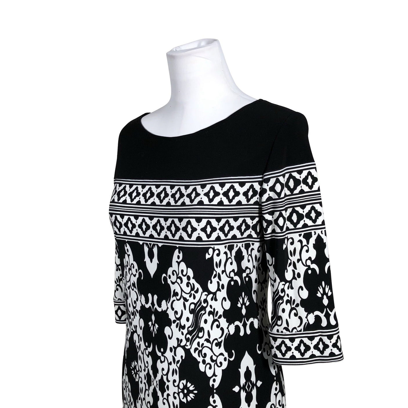 Unisex Joseph Ribkoff - Trikotaažist kleit, suurus 38 - Must (2)