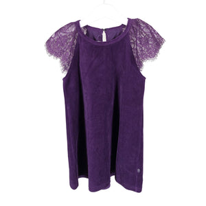 Unisex Minymo - Dressikangast kleit, suurus 104 - 110 - Lilla (1)