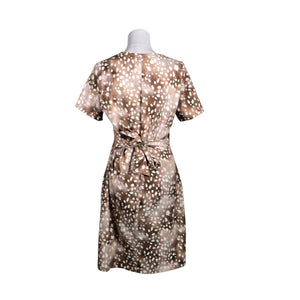 Unisex Kaiko - Trikotaažist kleit, suurus 38 - Pruun (2)