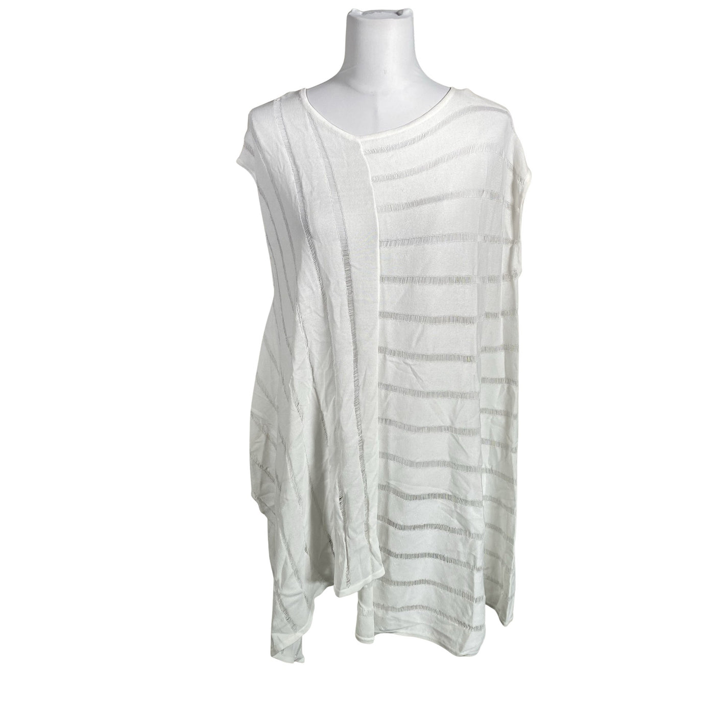 Unisex Joseph Ribkoff - Kootud tuunika, suurus 38 - Valge (1)
