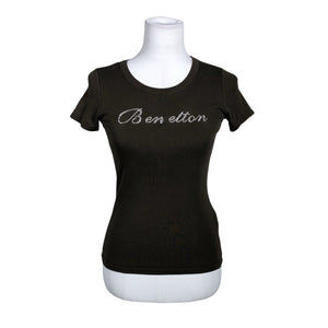 Unisex Benetton - T-särk, suurus 36 - Pruun (1)