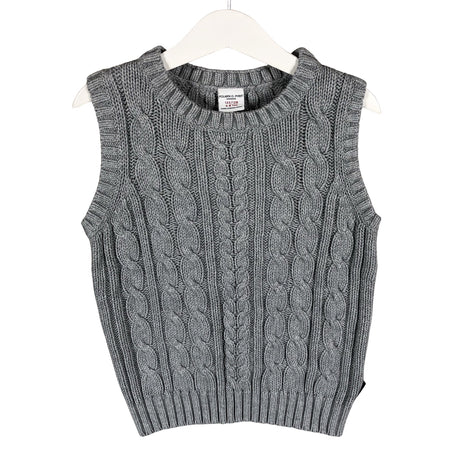 Unisex Polarn O. Pyret - Kootud vest, suurus 122 - 128 - Hall ()