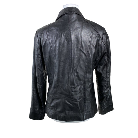 Unisex Saki - Nahktagi, suurus 36 - Must (2)