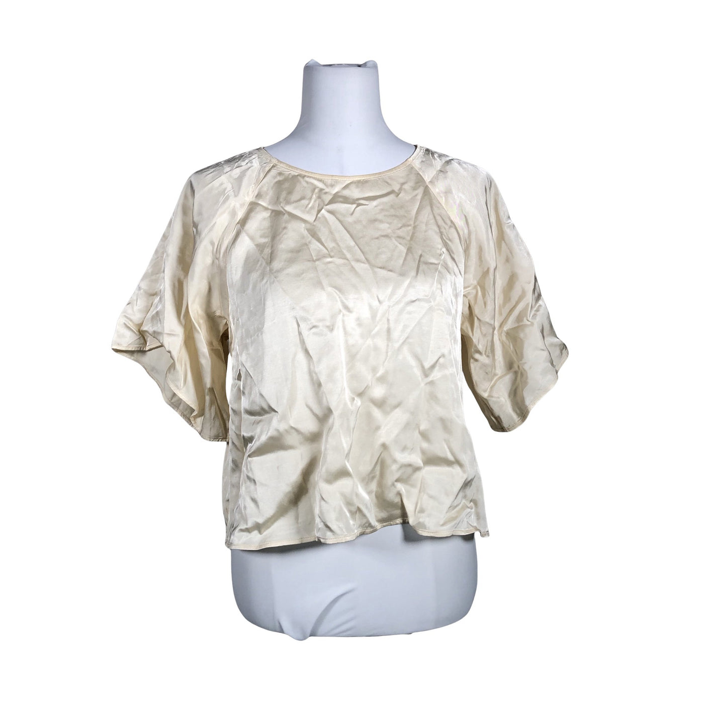 Unisex Arket - Lühikeste käistega pluus, suurus 38 - Beige (1)
