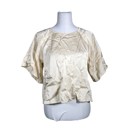 Unisex Arket - Lühikeste käistega pluus, suurus 38 - Beige ()