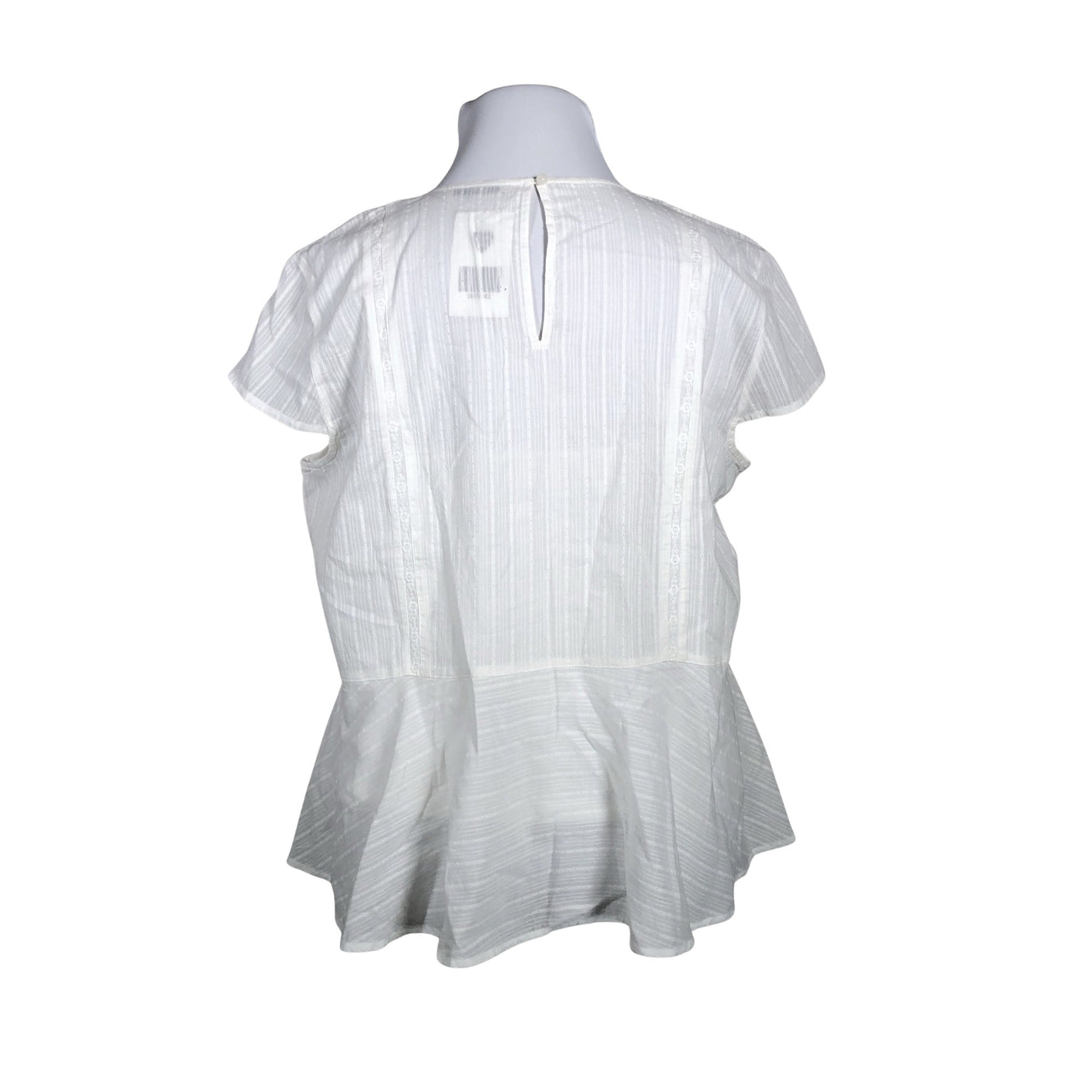 Unisex Esprit - Lühikeste käistega pluus, suurus 46 - Valge (2)