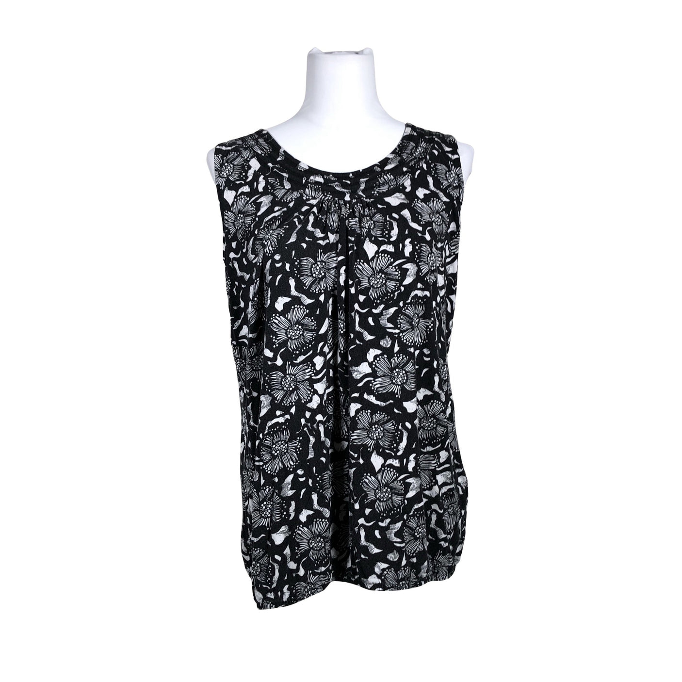 Unisex Ze-Ze - Trikotaažist topp, suurus 40 - Must (1)