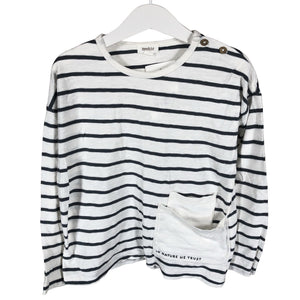 Unisex Newbie - Trikotaažist pluus, suurus 110 - 116 - Valge (1)
