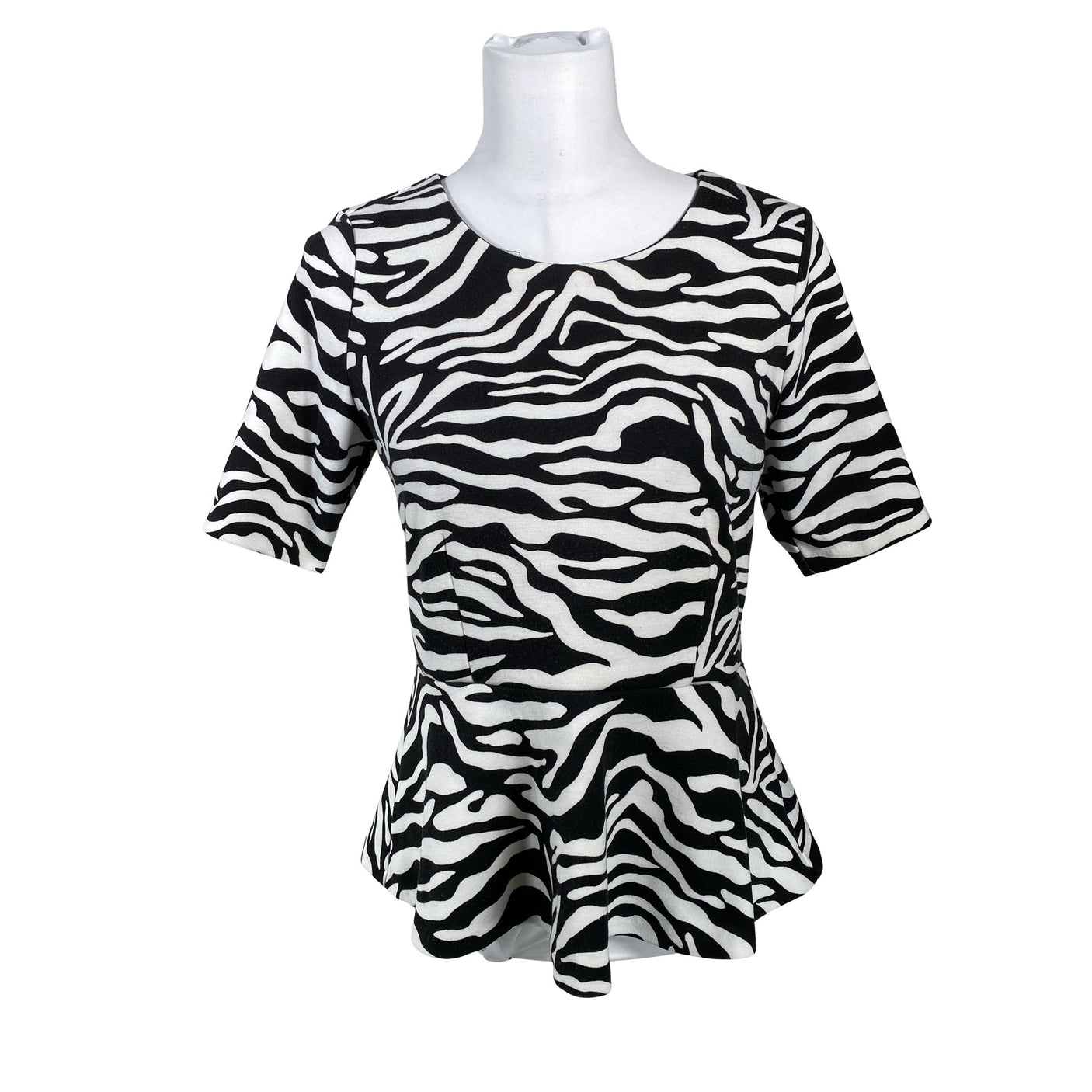 Unisex I-N-C International Concepts - Lühikeste käistega pluus, suurus 38 - Must (1)