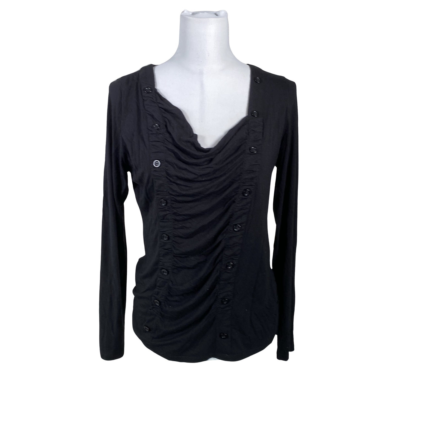 Unisex Anna Scott - Trikotaažist pluus, suurus 40 - Must (1)