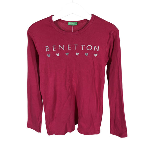 Unisex Benetton - Trikotaažist pluus, suurus 122 - 128 - Roosa ()