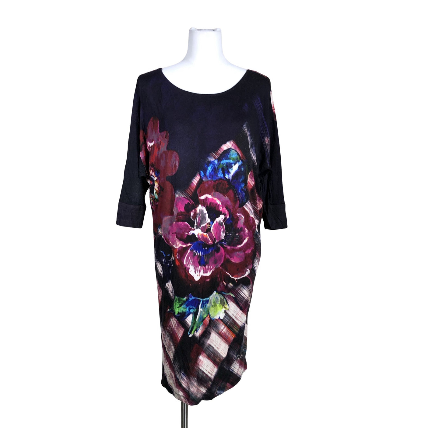 Unisex Desigual - Trikotaažist kleit, suurus 40 - Sinine (1)