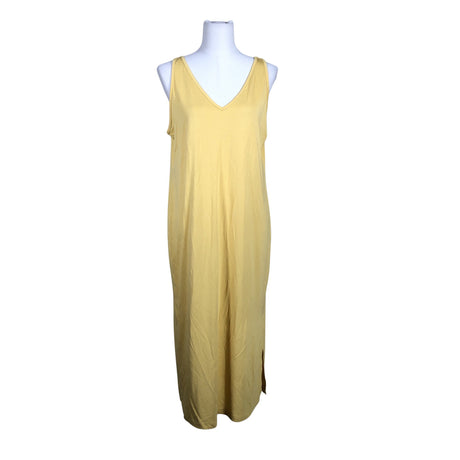 Unisex Lindex - Trikotaažist kleit, suurus 40 - Kollane ()