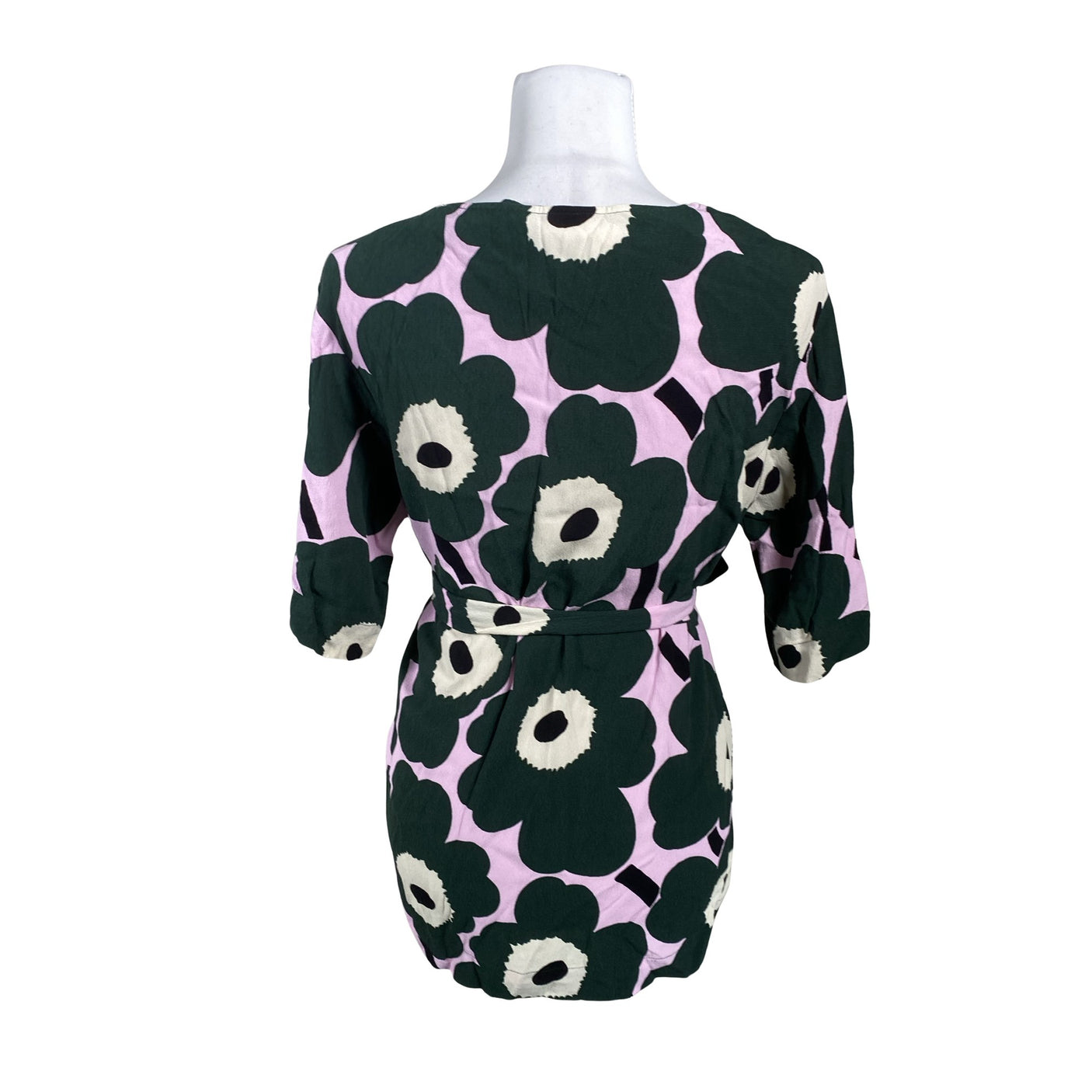 Unisex Marimekko - Lühikeste käistega pluus, suurus 34 - Roheline (2)