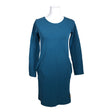 Unisex Blaa - Trikotaažist kleit, suurus 34 - Sinine ()