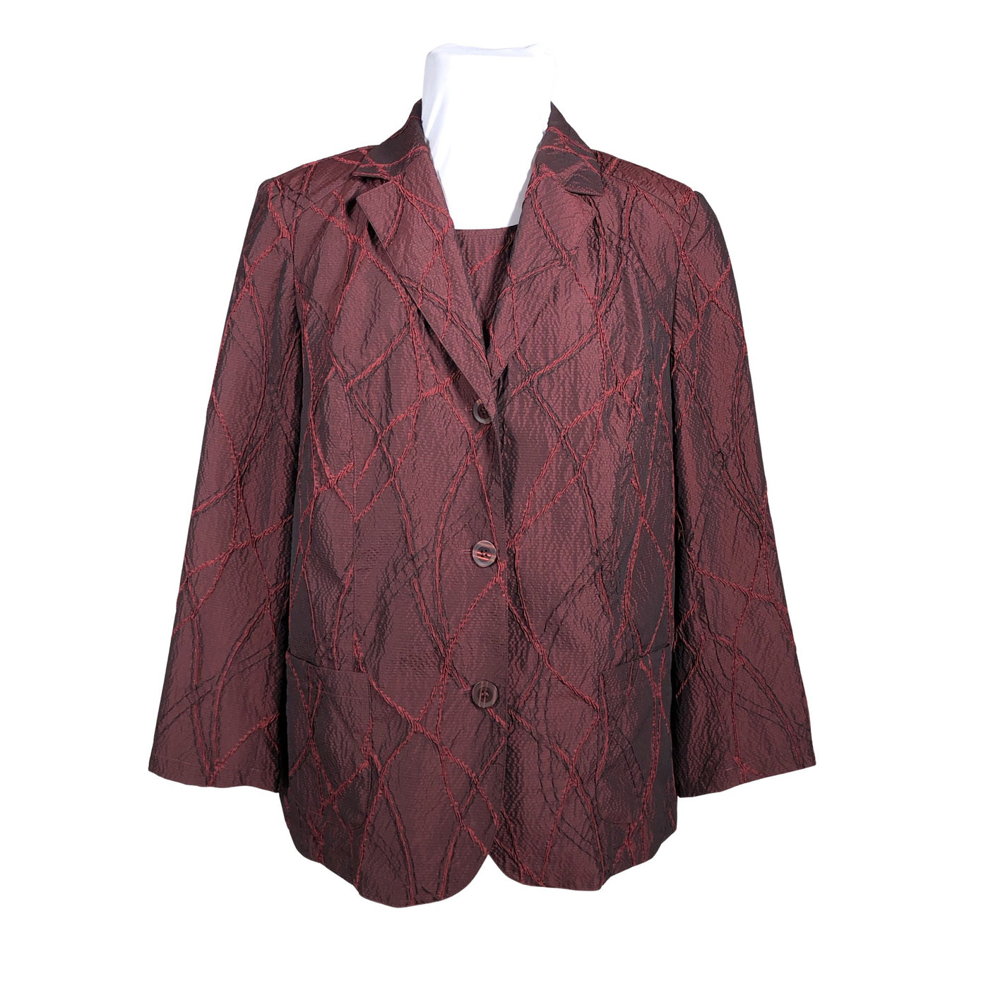 Unisex Atelier Goldner Schnitt - Jakk, suurus 46 - Veinipunane (1)