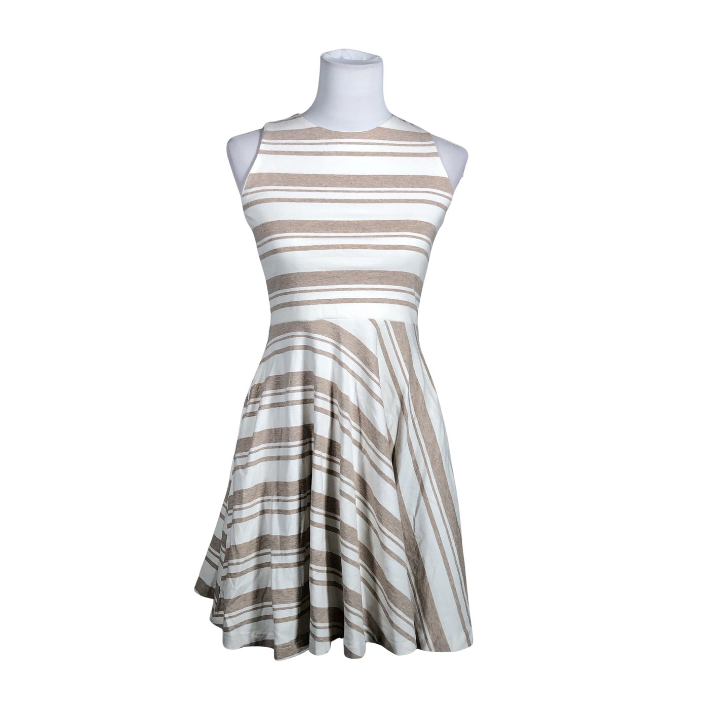Unisex R-collection - Trikotaažist kleit, suurus 34 - Valge (1)