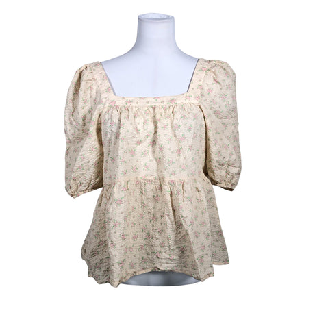 Unisex Modström - Lühikeste käistega pluus, suurus 38 - Heleroosa ()