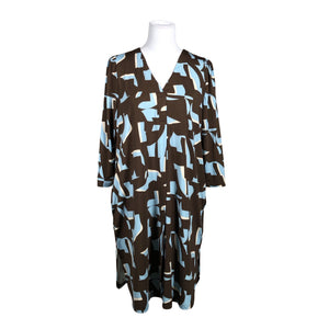 Unisex Fransa - Trikotaažist kleit, suurus 40 - Pruun (1)