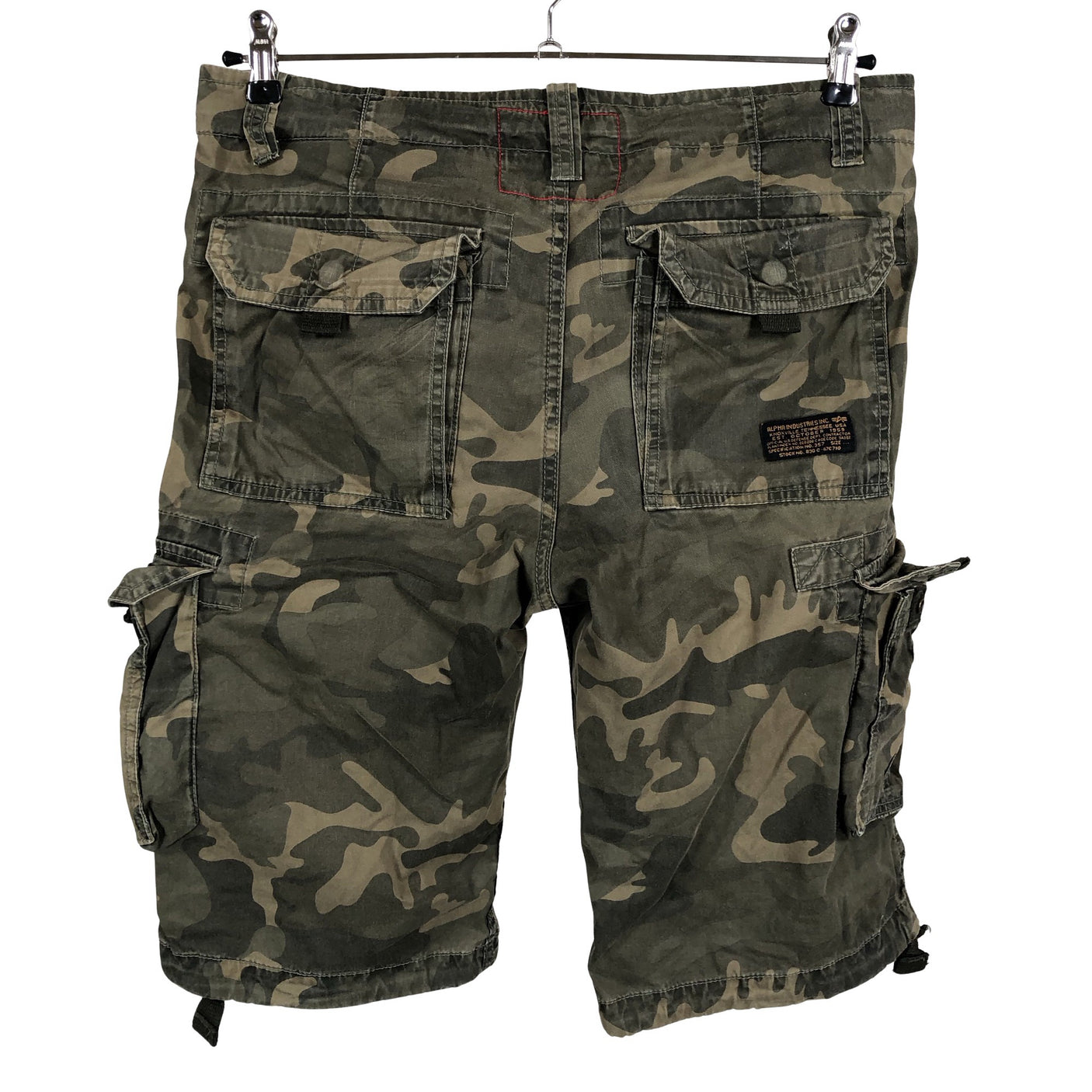 Unisex Alpha Industries - Lühikesed püksid, suurus W32 - Roheline (2)
