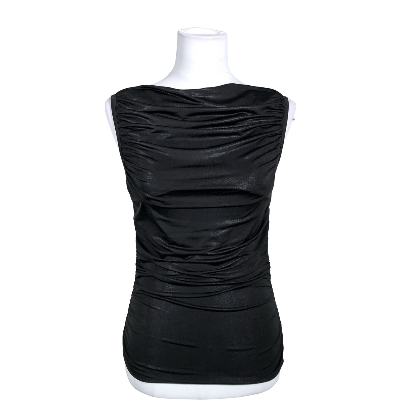 Unisex Andiata - Trikotaažist topp, suurus 38 - Must (1)