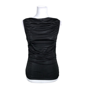 Unisex Andiata - Trikotaažist topp, suurus 38 - Must (1)