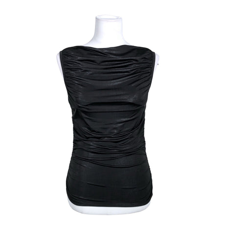 Unisex Andiata - Trikotaažist topp, suurus 38 - Must ()