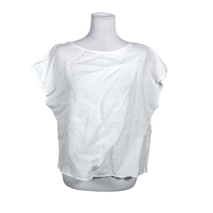 Unisex Bypias - Lühikeste käistega pluus, suurus 38 - Valge (1)