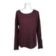 Unisex Marc O'Polo - Trikotaažist pluus, suurus 38 - Veinipunane ()